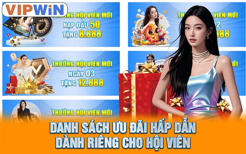 Danh sách ưu đãi hấp dẫn dành riêng cho hội viên