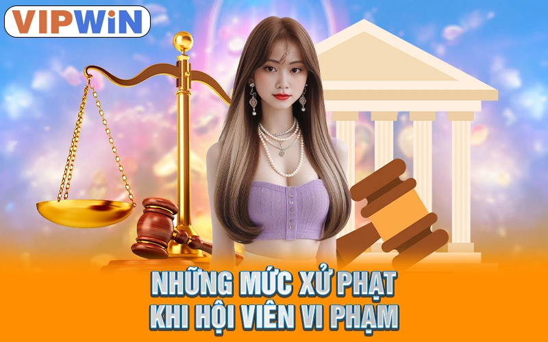 Những mức xử phạt khi hội viên vi phạm
