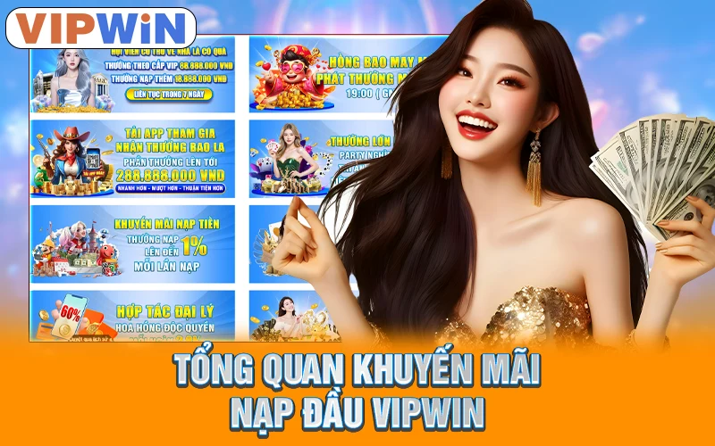 Tổng quan khuyến mãi nạp đầu Vipwin