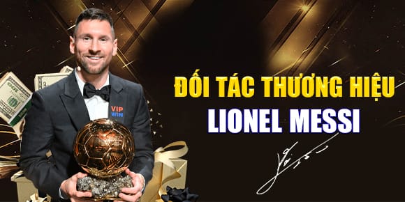 Lionel Messi là đối tác thương hiệu nhà cái vipwin.photo